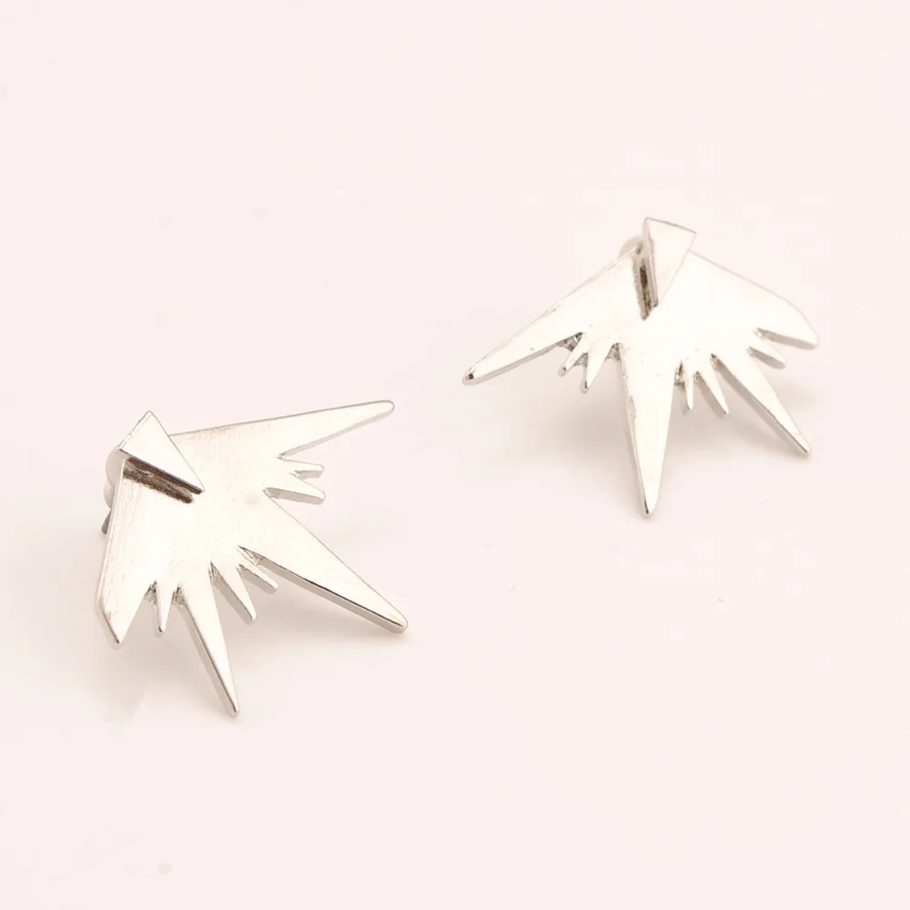 Новое поступление Женские Треугольные геометрические серьги гвоздики ювелирные