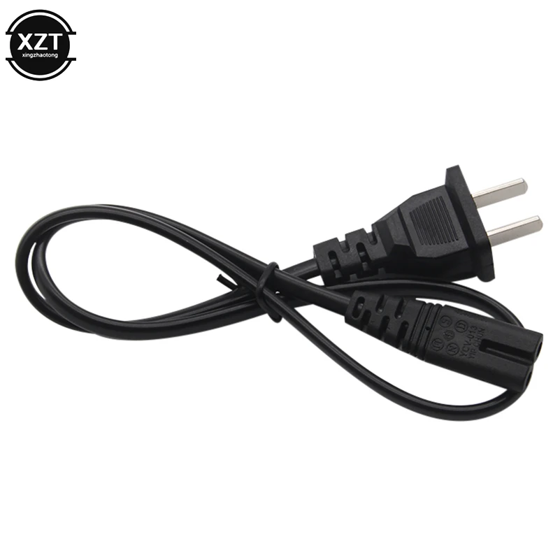Высокое качество IEC 2ft 2-зубец 2 Pin AC US plug Кабель питания провод кабель для зарядки