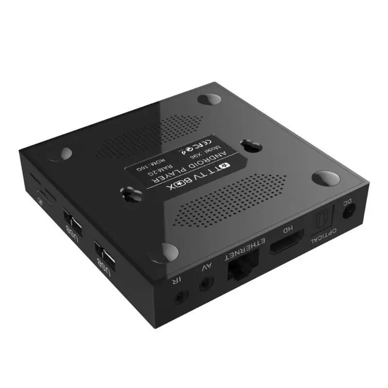 X96 S905W Смарт ТВ приставка Amlogic S905W четырехъядерный Android 7,1 2 Гб ОЗУ 16 Гб ПЗУ 2,4G WiFi 4K ТВ приставка медиаплеер приставка