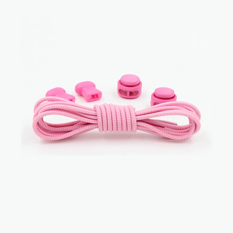 pink EID 100 см, 1 пара, эластичные кроссовки со шнурками, эластичная обувь на шнурках, безопасная эластичная обувь для детей - Цвет: pink