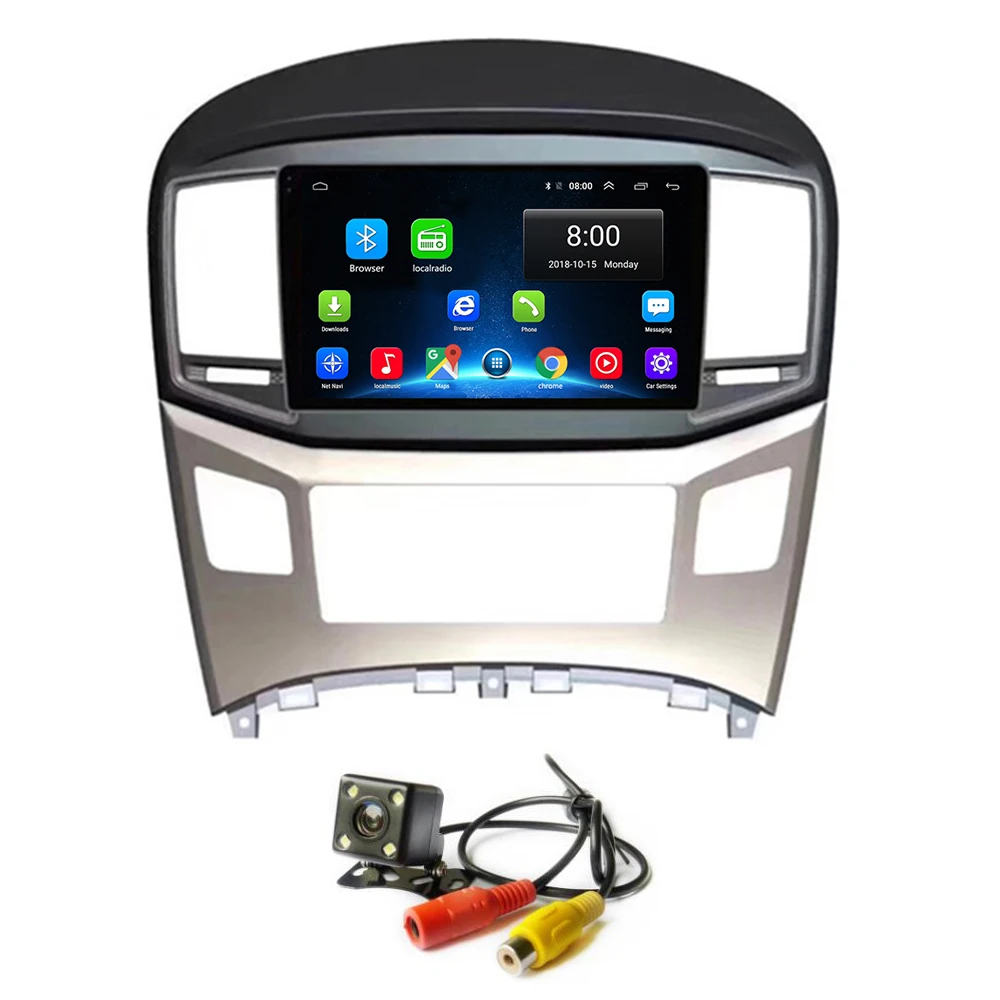 Android 8 1 автомобильный радиоприемник gps для hyundai H1 Starex Royale Cargo 2007-2013 мультимедийный