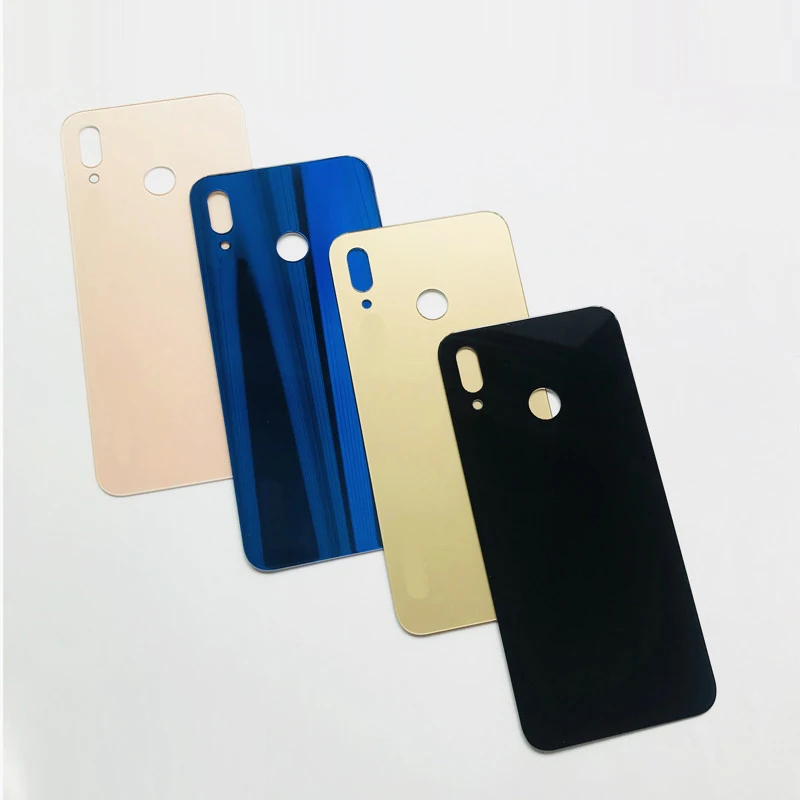 Для huawei P20 Lite/Nova 3E стеклянная задняя крышка батарейного отсека задняя крышка корпуса P20Lite задняя крышка Запасные части+ клей 3M