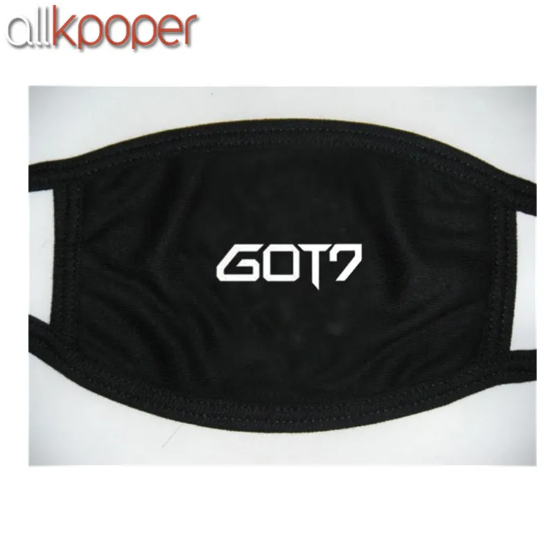 Got7 Allkpoper KPOP GOT7 против пыли рот лицо хлопок унисекс маска Муфельная респиратор Джексон Марк - Цвет: Got7