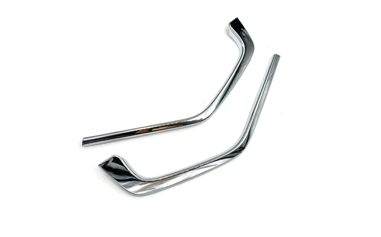 Автомобильные аксессуары 2 шт. хромированный автомобильный передний гриль из