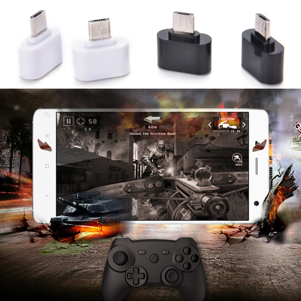 2 шт. USB 0 адаптер Micro папа к OTG конвертер для планшет телефон Android|Компьютерные