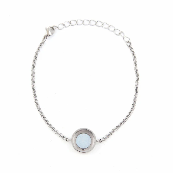 Винни Дизайн Jewelry 21 см sieraad браслет цвет серебристый, Золотой розовое золото Цвет Камбио Браслеты подходит для 12 мм магнит XS для монет 5 шт./лот - Окраска металла: silver without stone