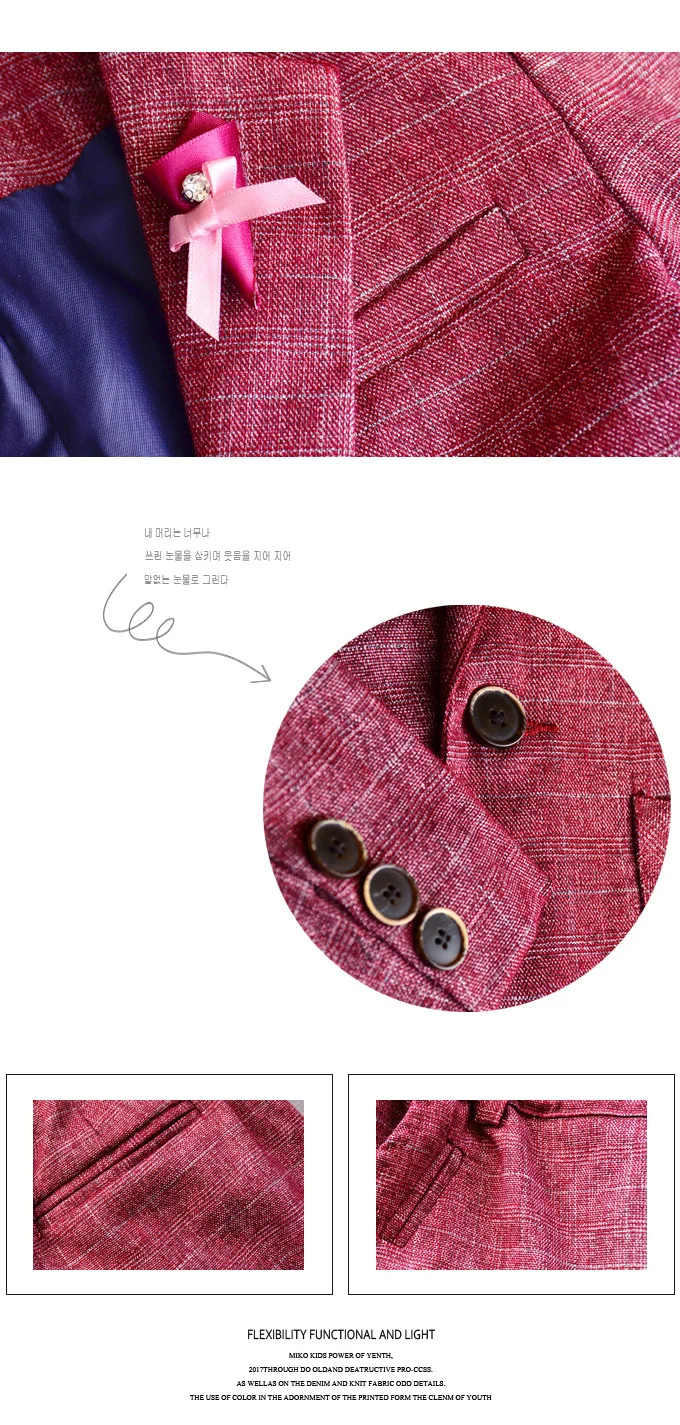 

Kids Blazer Baby Boys Jackets 2018 Spring Cotton Coat Pants 2 Piece Boy Suits Formal For Wedding Chlidren Clothing