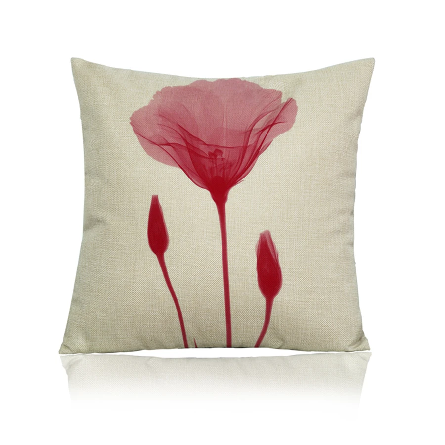 Скандинавский стиль Декор Акварельная вышитая наволочка для дивана Decorativos