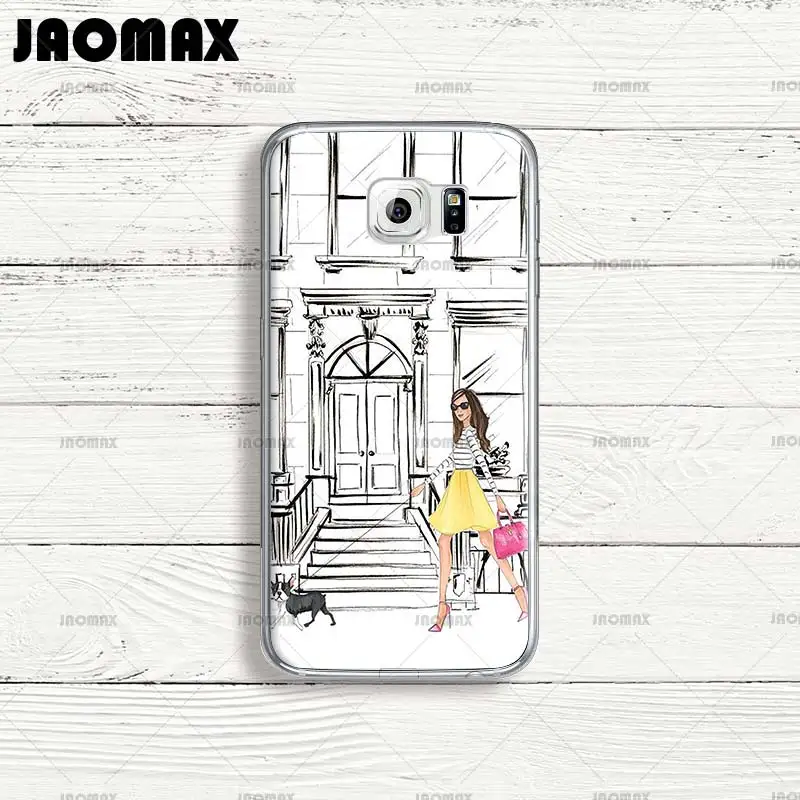 Jaomax напиток кофе шоппинг сексуальный чехол для девушек samsung Galaxy J7 A3 A5 Note 8 3 4 5 J3 J5