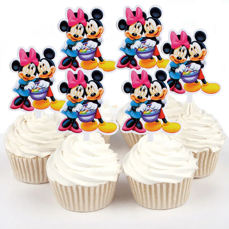 50 шт Русалка Принцесса Ариэль София бумага кекс Топпер для украшения торта День