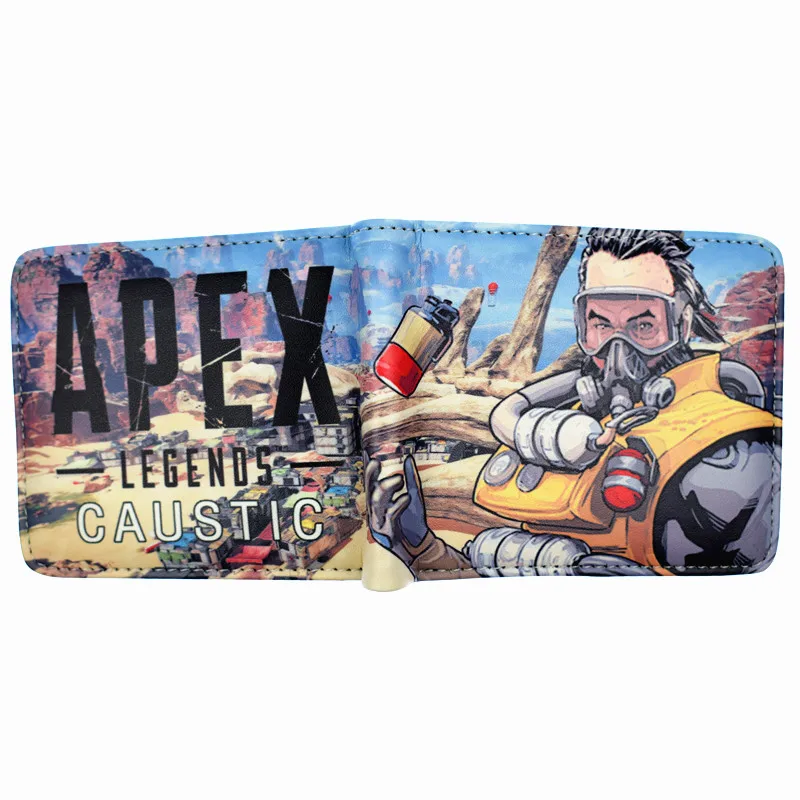 Популярный кошелек из игры APEX Legends крутой дизайн короткий для мальчиков мужские