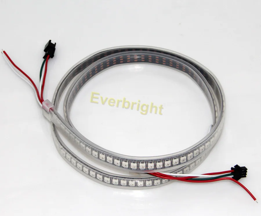 1 м 144 пикселя/WS2812B WS2812 2812 IC чип цифровой SMD 5050 RGB светодиодный пиксель полоски