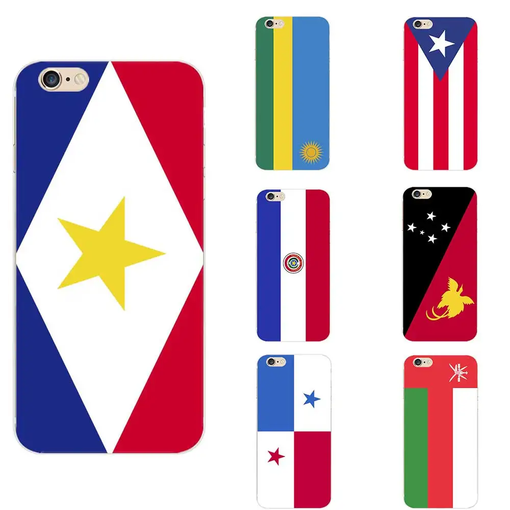 Чехлы для телефонов из термополиуретана с флагом Омана Панамы Papua New Guinea Paraguay