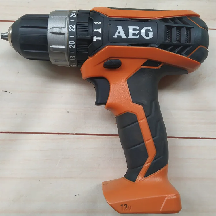 Б/у AEG Американский натуральная 12V BSB12G3 электрическая отвертка аккумуляторная дрель с кистью перкуссионный молоток