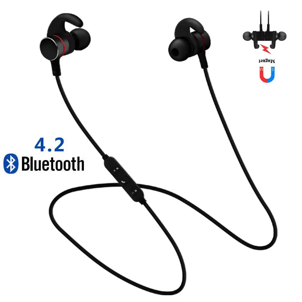 GZ-05 Беспроводной спортивные устойчивое Магнитная Bluetooth гарнитуры Наушники
