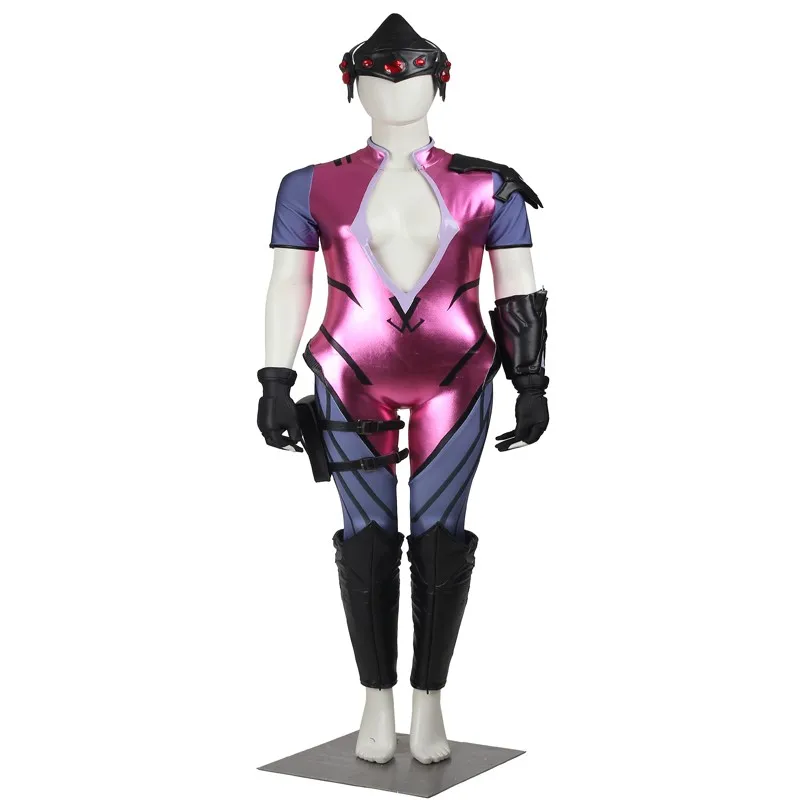 Горячая игра Widowmaker косплей костюм сексуальная одежда полный костюм аксессуары COS Индивидуальные