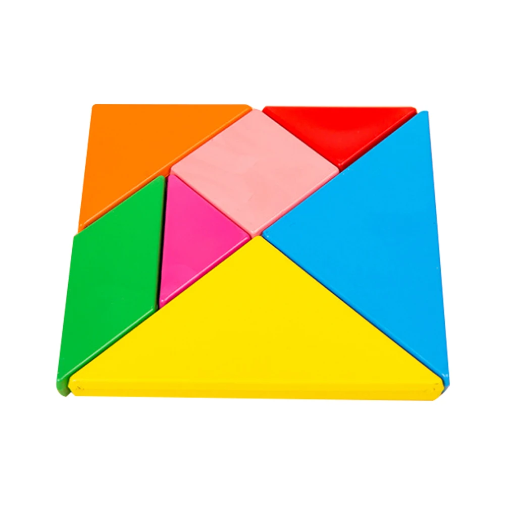 Tangram карандаш пазл для Тренировки Мозга развивающие Обучающие деревянные