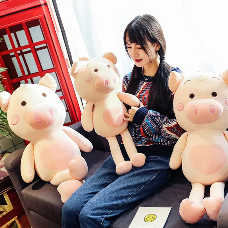 

Newborn Baby Pillow Pink Pig Stuffed Plush Animals Kawaii Plush Baby Soft Toy Kids Toys For Children's Room Decoration Doll