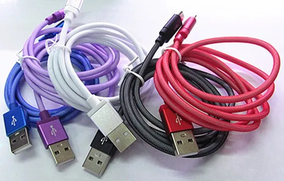 100 шт./лот Быстрый кабель Micro USB 1 м зарядное устройство для синхронизации данных