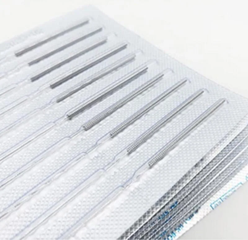 HANRIVER 2020 100 pieces of acupuncture needle therapy disposable sterile silver insertion | Красота и здоровье