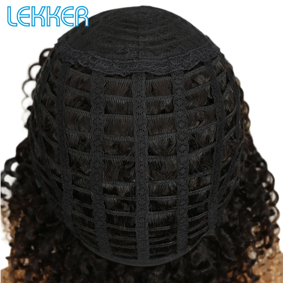 Lekker бразильский Джерри Керл кудрявый Волосы remy короткие парики из человеческих волос для черный, белый цвет женские T1B/4/27 эффектом деграде(переход от темного к Цветной парики из натуральных волос