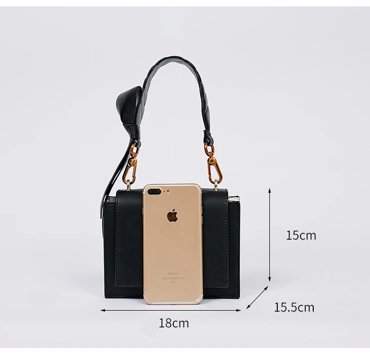 

2019 New Cute Bow Shoulder Bags Women Sweet Handbag Famous Brand Designer Girl Leather Shoulder Bag cross body bags White black