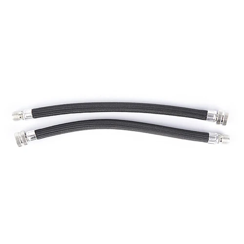 2PCS Bicycle Pump Extension Hose Inflator Tube Pipe Cord Cycling Pumping Service Parts Longer Use150Psi Schrader A/V Valve | Спорт и
