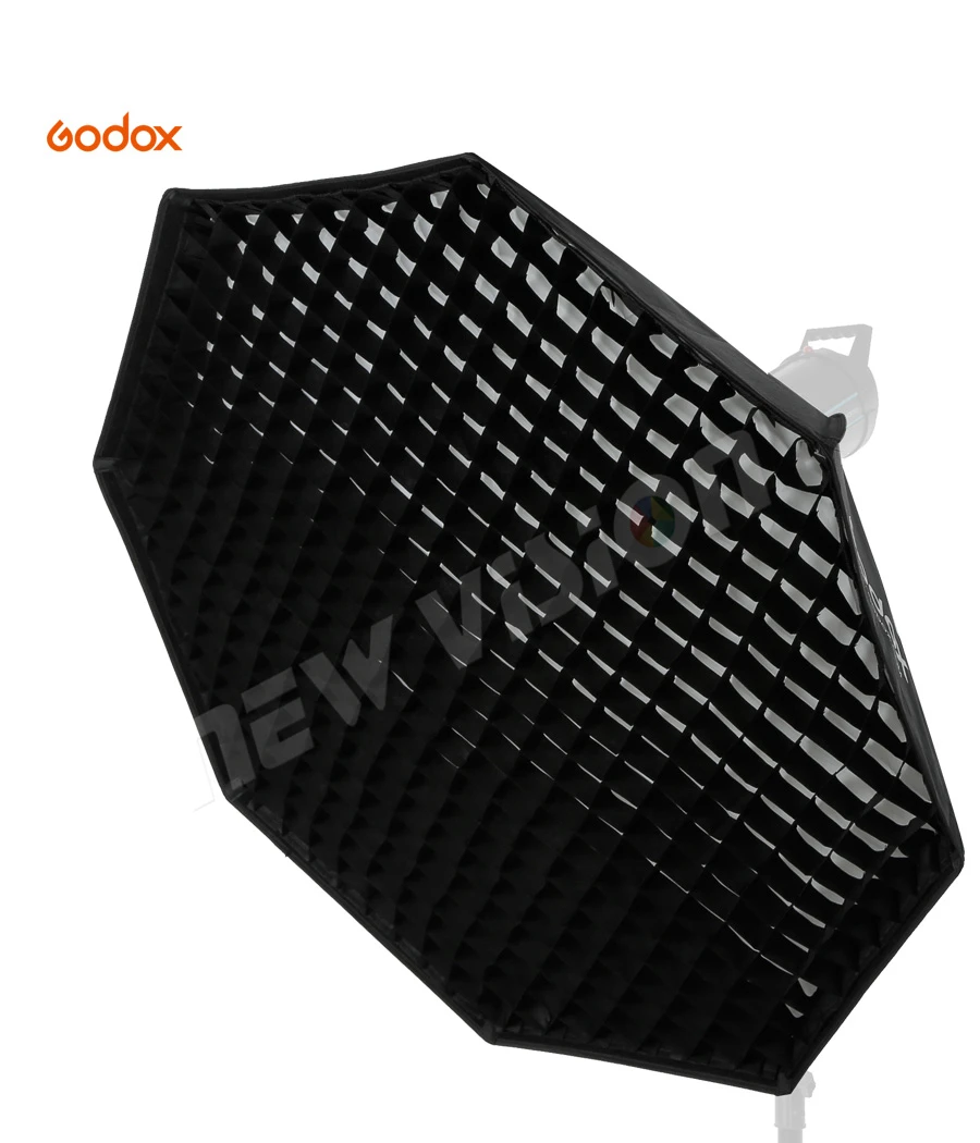 Godox Pro Studio Octagon Honeycomb софтбокс с решеткой софтбокс с отражателем 140 см 5" с креплением Bowens для студийной стробоскопической вспышки светильник