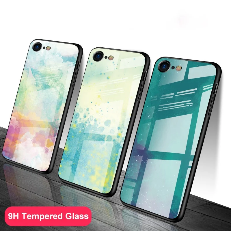 для iPhone 11 Pro Max чехол Роскошный i телефонный apple X XR XS макс. закаленное стекло задней
