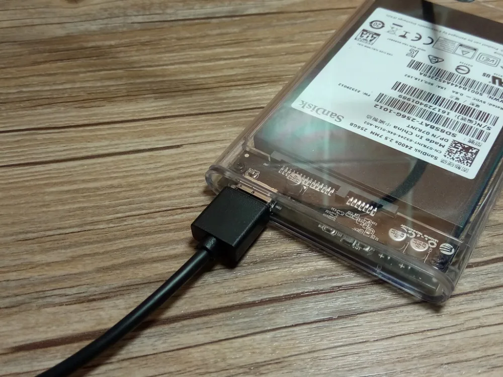 ORICO 2139U3 корпус жесткого диска 2,5 дюймов прозрачный USB3.0 корпус жесткого диска поддержка UASP протокол для 7-9,5 мм HDD