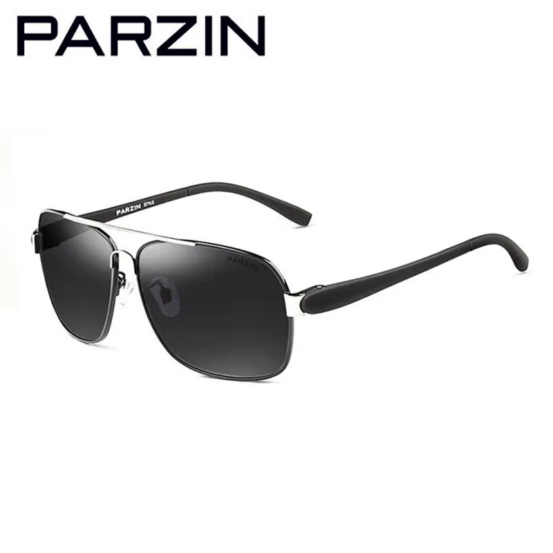 PARZIN Мужчины Поляризованные Солнцезащитные Очки Мужской Оттенки УФ Вождения С