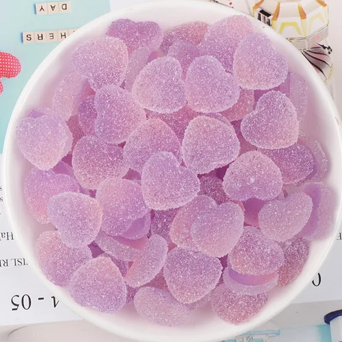 10 CCINEE 1 шт. моделирование желе конфеты в форме сердца для DIY микро пейзаж материал смолы аксессуары - Цвет: 10
