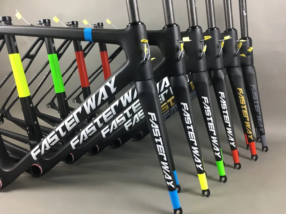 Набор углеродных рамок FASTERWAY PRO 3k для шоссейного велосипеда набор рисунков: