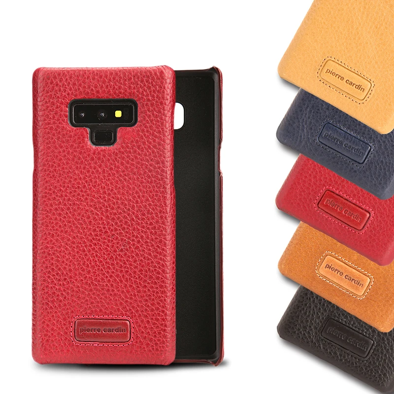 Чехол для телефона Pierre Cardin из натуральной коровьей кожи Samsung Galaxy Note 9 роскошный
