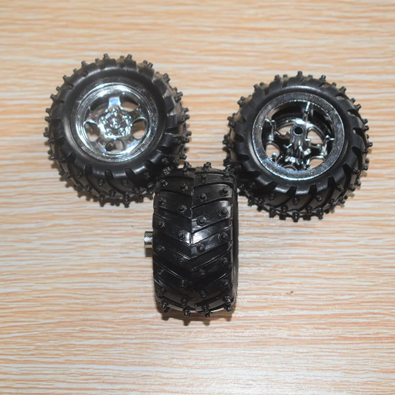 10/100 шт. 3*55 мм tamiya Wheel yuanmbm игрушечный автомобиль пластиковое колесо игрушечные
