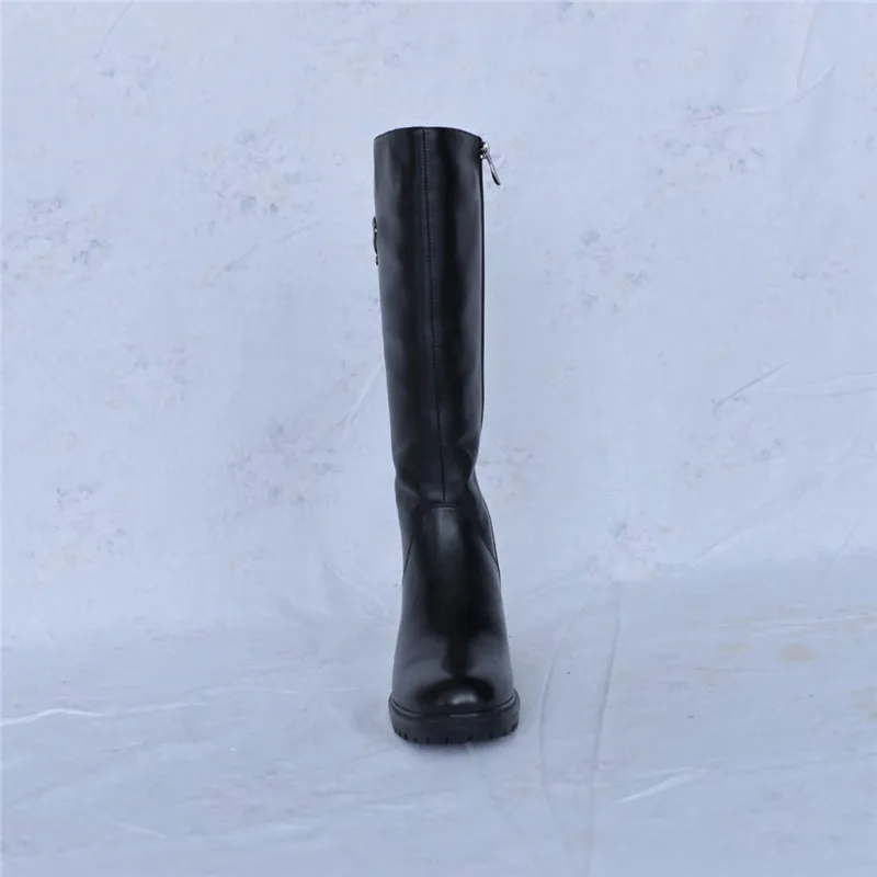 Женские ботинки из коровьей кожи зимние женские теплые ручной работы с