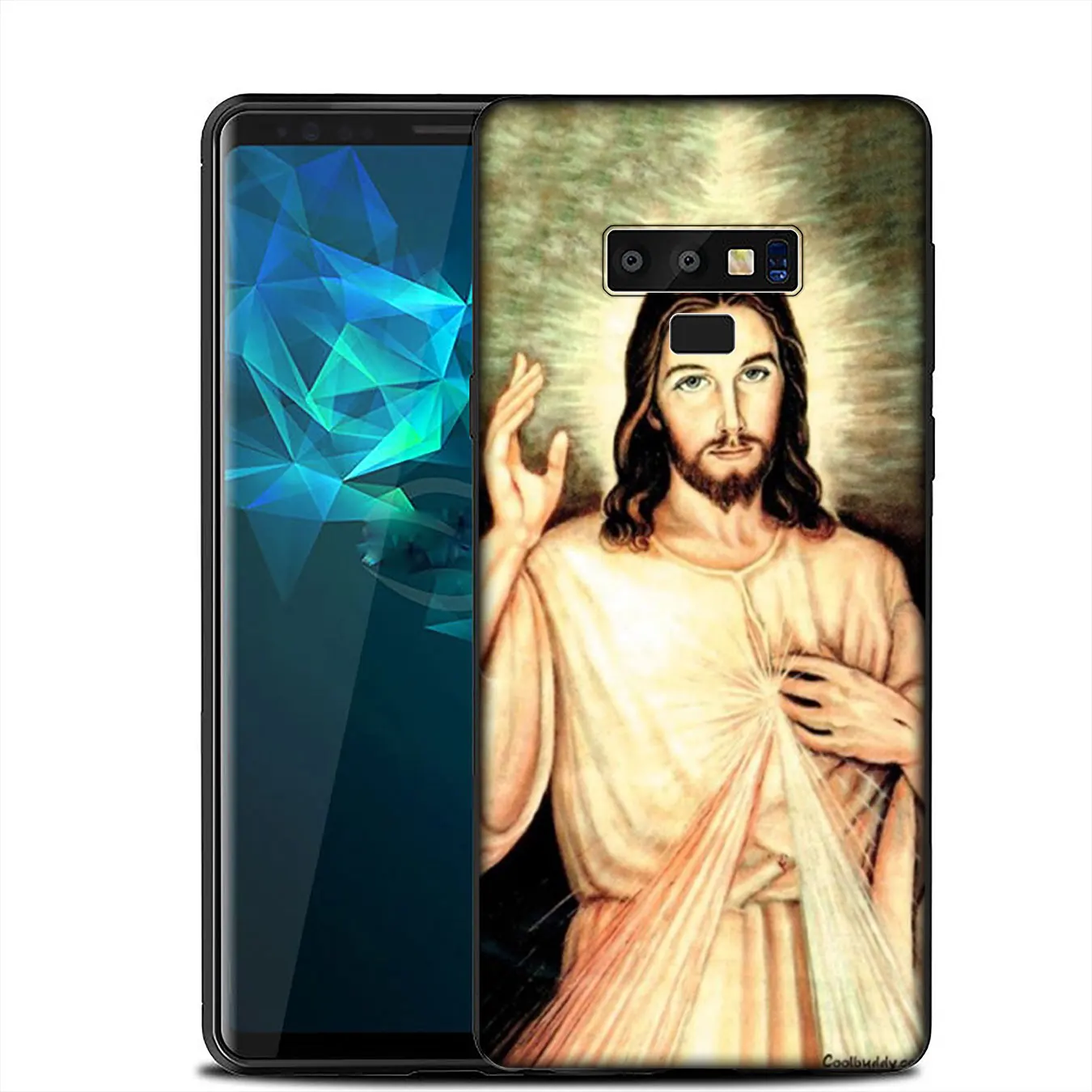 Мягкий силиконовый чехол IYICAO Divine Mercy Jesus Cross для Samsung Galaxy A6 A9 A8 A7 2018 A3 A5 2016 2017 Note 9 8 10