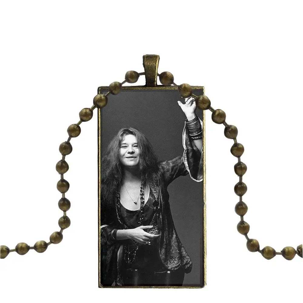 Janis Joplin американская певица для детей винтажное ювелирное изделие Бронзовое
