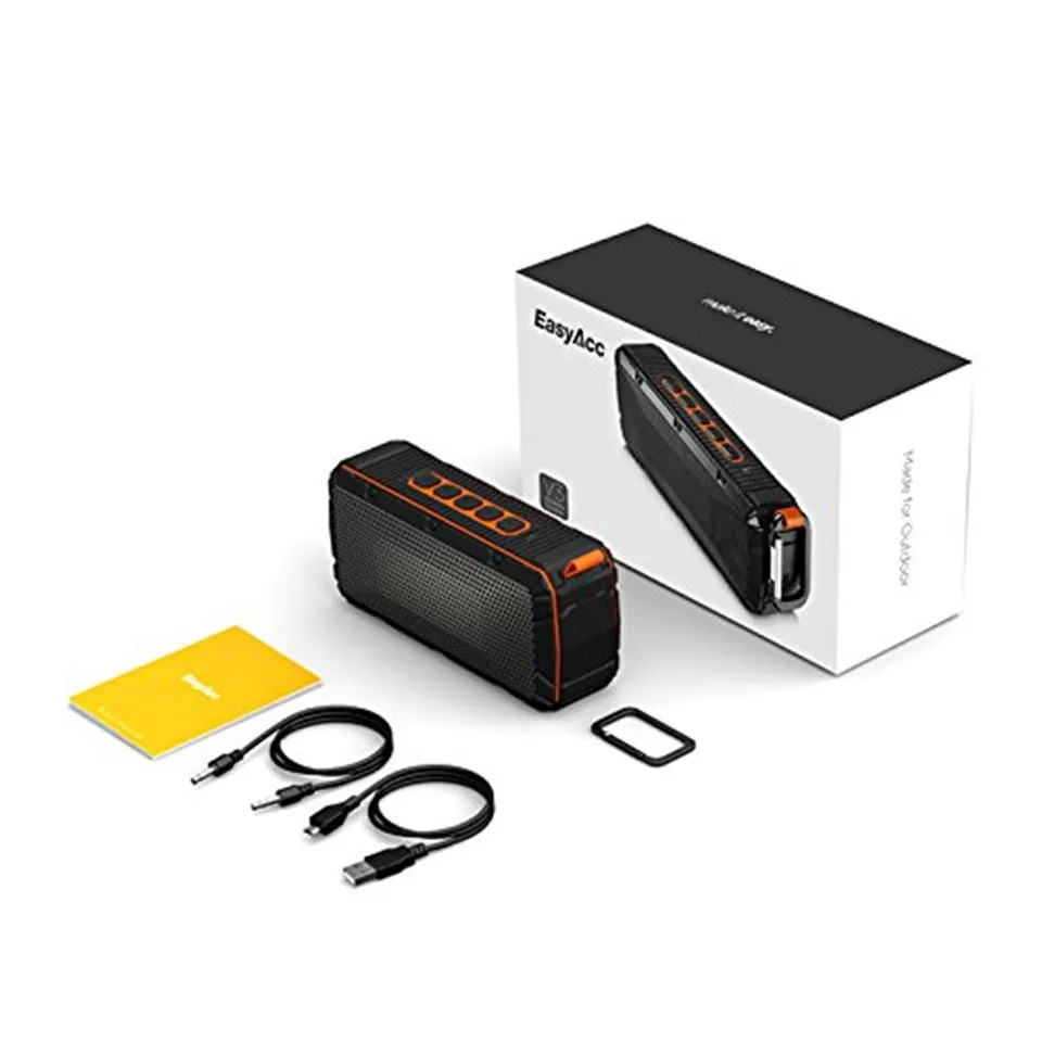EasyAcc V3 Портативный Водонепроницаемый Bluetooth 4 2 Динамик с микрофоном Micro SD карты usb