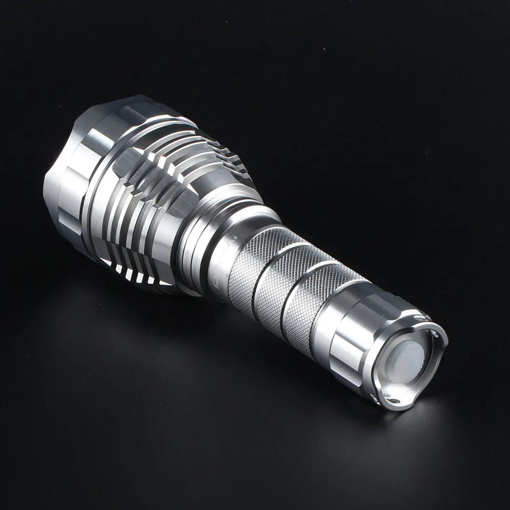 Серебряный светодиодный фонарик Convoy L2 CREE XPL HI|Фонарики и осветительные приборы| |