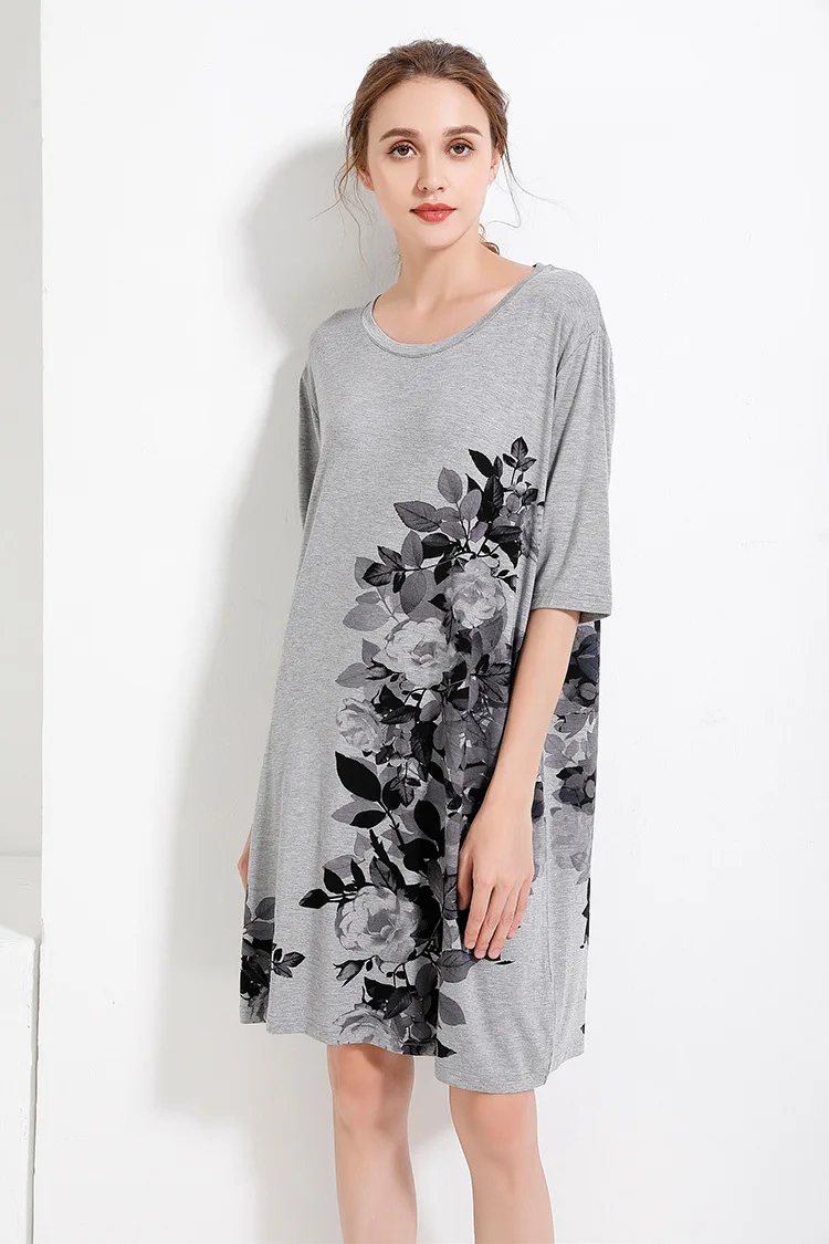 Женская ночная сорочка из хлопка большие размеры | одежда