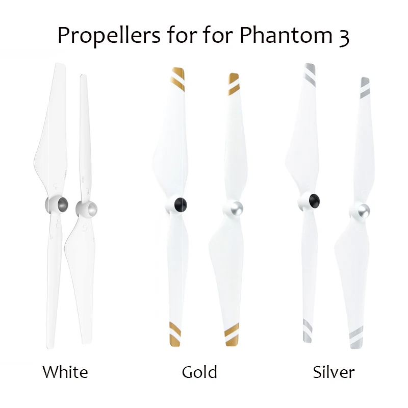 1 пара пластик 9450 самозатягивающийся Пропеллер для DJI Phantom 3 реквизит 2