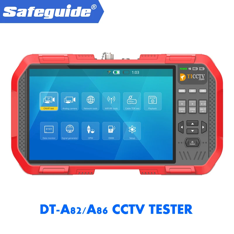 DT-A82 /A86 7.0 inch all viewing angel& touch-screen, Two Rechargeable Lithium Batteries, DC12V/2A Output