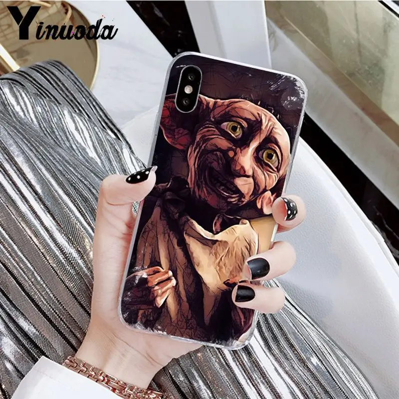 Yinuoda Гарри Поттер фильм Добби уникальный дизайн телефона чехол для Apple iPhone 8 7 6 6S Plus X XS MAX 5 5S SE XR мобильные чехлы