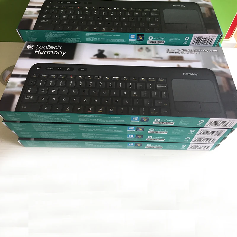 Logitech Harmony K400R USB Беспроводной сенсорная клавиатура K400 Pro Plus Мути-медиа-Win8