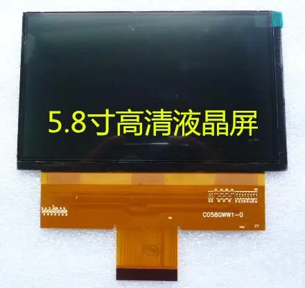 5 8 дюймовый экран HD TFT LCD C058GWW1 0 WXGA 1280(RGB)* 768 проектора|ЖК-модули| |