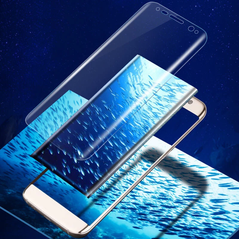 Для samsung Galaxy S8 Стекло Защитный Мягкий Полный Изогнутые Экран Защитная пленка для