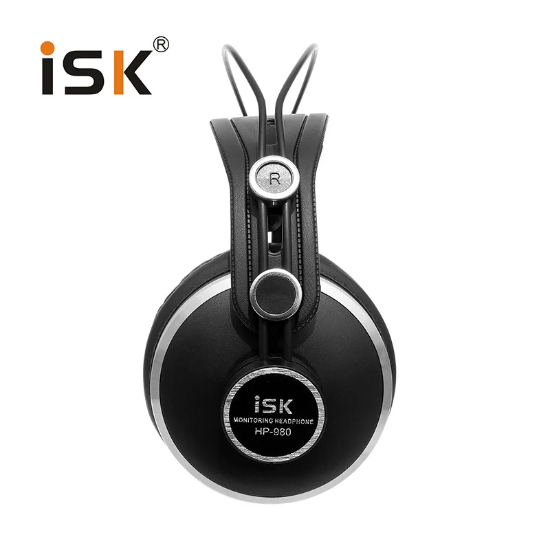 Фирменные оригинальные наушники ISK HP 980 профессиональная студийная DJ гарнитура с