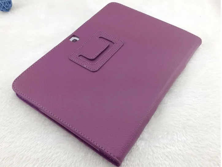 New Litchi pattern 2-fold PU Leather Case for Samsung Galaxy Tab 3 10.1 P5200 P5210 P5220 Tablet Fold Protective Cover+film+pen |