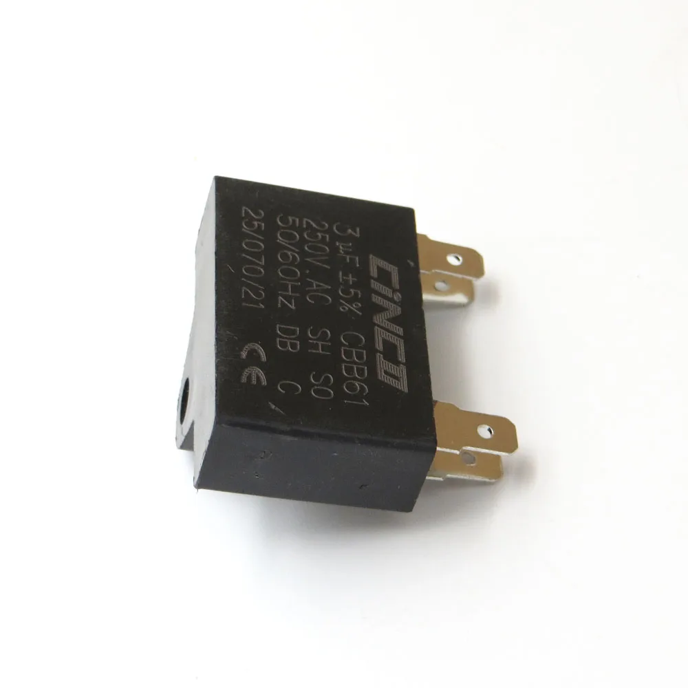Моторный конденсатор потолочный вентилятор двигателя 3 мкФ 250 V CBB61 запуск
